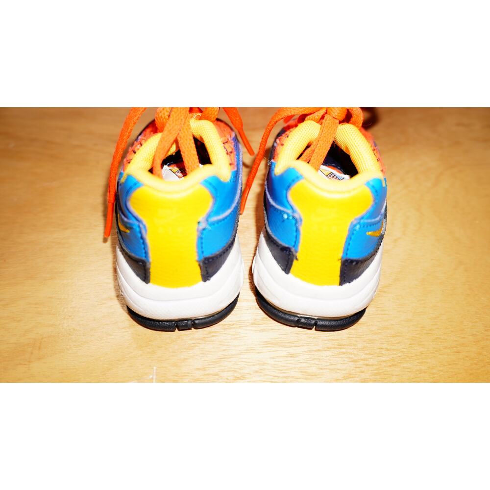 Nike Air Max 95 Toddler Size 4C Bright Crimson Amarillo Blue Kids Shoes - Picture 7 of 16
